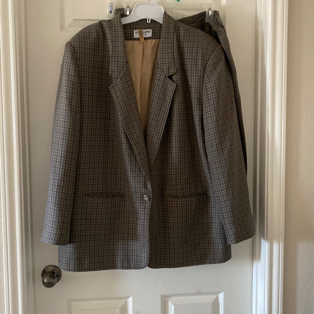 Brown suit